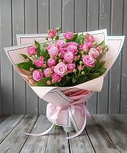 Букет Розовый кустик в Шаблыкино