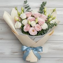 Букет цветов из:  Лизиантусы в Шаблыкино