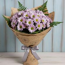 Букет цветов из:  Хризантемы #REPLACE_PRED# Шаблыкино
