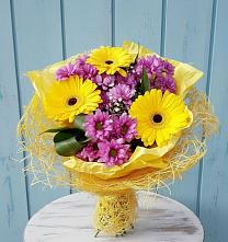Букет цветов из:  Хризантемы и Герберы в Шаблыкино