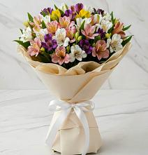 Букет цветов из:  Альстромерии #REPLACE_PRED# Шаблыкино