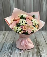 Букет цветов из:  Гвоздики, Розы и Хризантемы в Шаблыкино