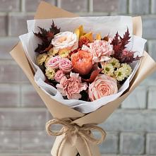 Букет цветов из:  Гвоздики, Хризантемы и Розы в Шаблыкино