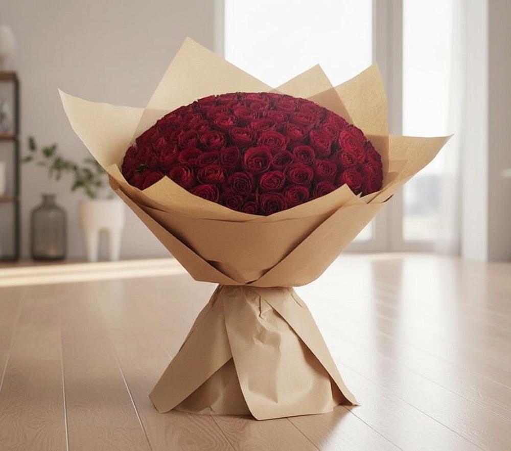 Букет 101 Красная роза в Шаблыкино