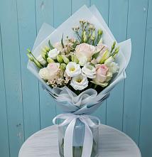 Букет цветов из:  Розы и Лизиантусы в Шаблыкино
