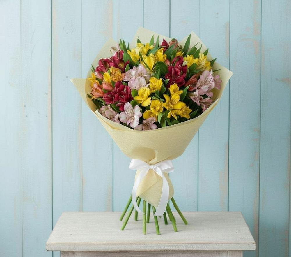 Букет цветов из: Альстромерии в Шаблыкино