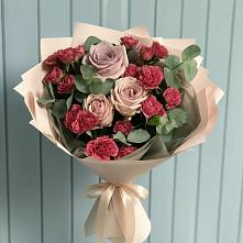 Букет цветов из:  Гвоздики и Розы в Шаблыкино