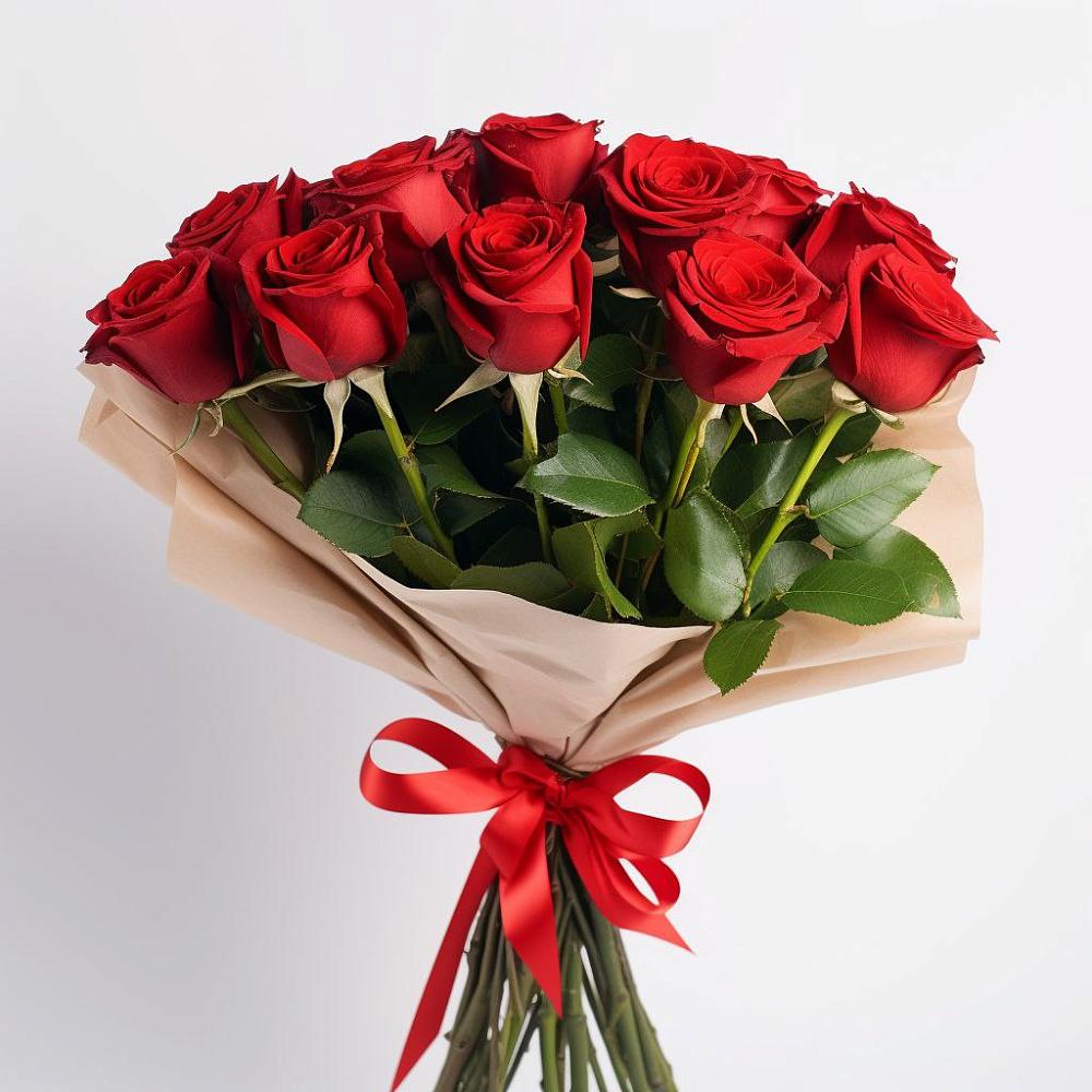 Букет 11 Красных роз Эдлесс Лав в Шаблыкино