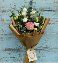 Букет цветов из:  Розы и Лизиантусы #REPLACE_PRED# Шаблыкино